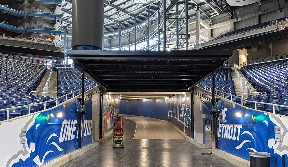 Ford Field Operable Tunnel Cover