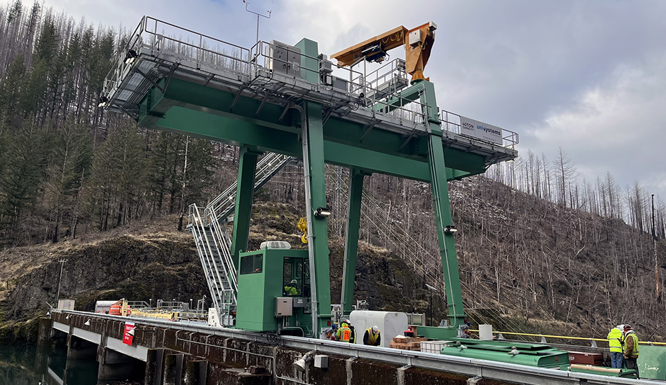 Big Cliff Dam Crane